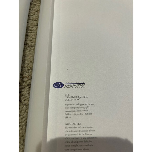 CREATIVE MEMORIES Scrapbook 12x12 REPLACEMENT Front & Back COVERS (No Spine) A23 - Picture 4 of 5